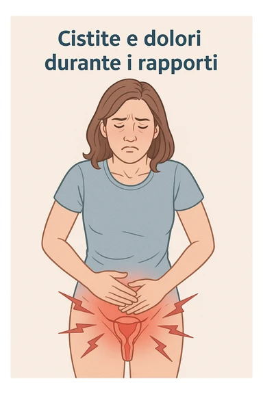 cistiti e dolori durante i rapporti. In italiano sticker