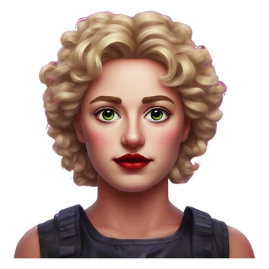 Synthwave snorre in Soviet pixel style, oil paint, epic eyes, intricate lips, exquisite pose, beautiful, desirable, logical, Midsommar  sticker