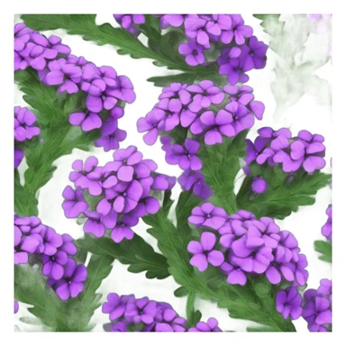 verbena branch sticker
