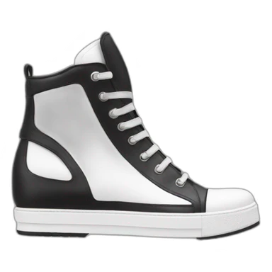 a rick owens shoe  sticker