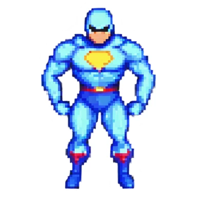 Omni Man classic superhero stance sticker