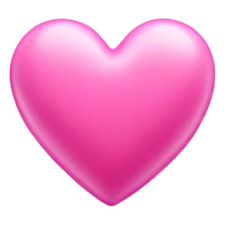 bubblegum pink heart sticker