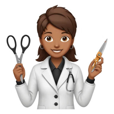 hair stylist sticker