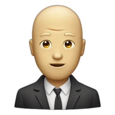 3 faceless man sticker