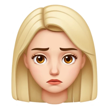 disappointed woman sticker