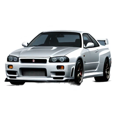 GTR R34 skyline  sticker