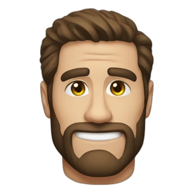 Jake Gyllenhaal Bodybuilder giant sticker