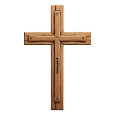 Franciscan cross sticker