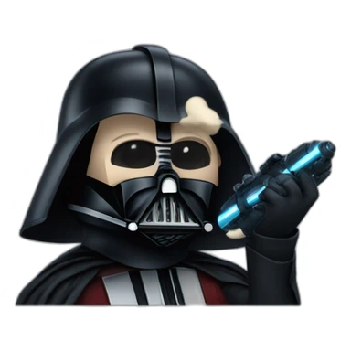 Elon musk as daeth vader sticker
