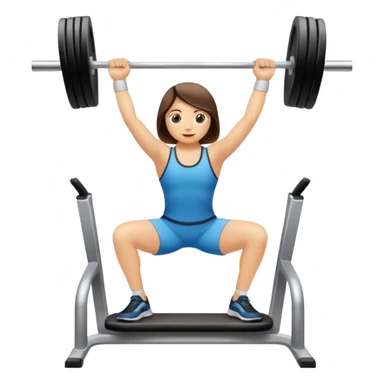 Pesa de gimnasio vista desde el ángulo derecho  sticker