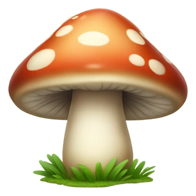 Smiling mushroom  sticker