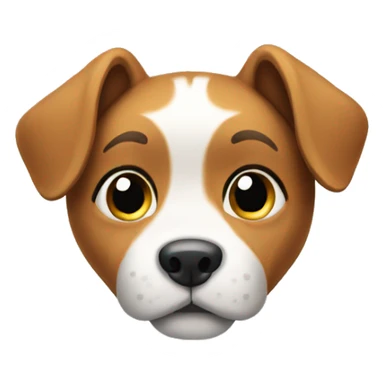 Dog with paws sticker