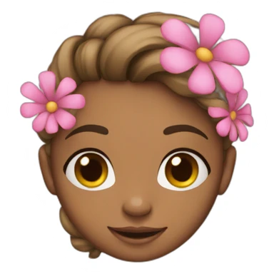 girl is flover sticker