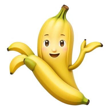 Banana person sticker