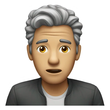 Shaking my head  sticker