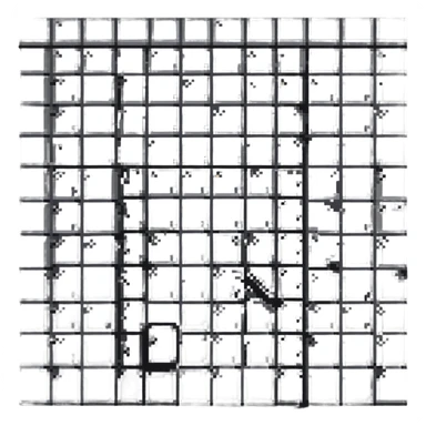 solid metal industrial wall with rivets in corners, dark gray with metallic highlights, 32x32 pixel art game tile that looks indestructible sticker