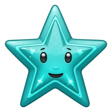 Teal star with You Rock wording sticker