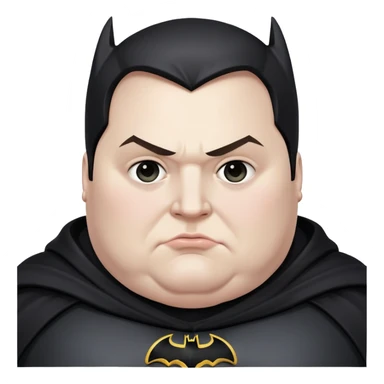 Worlds most obese Batman sticker