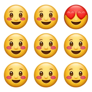 A laugh and love emoji sticker