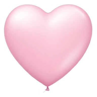 pastel pink heart-shaped balloon sticker
