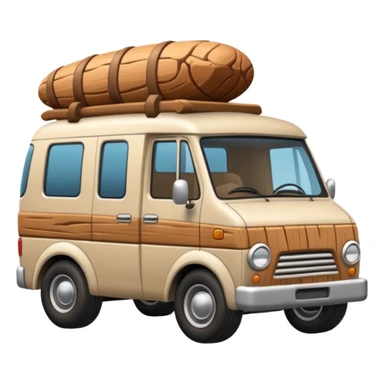 Flintstones mover’s van with rocky tires  sticker