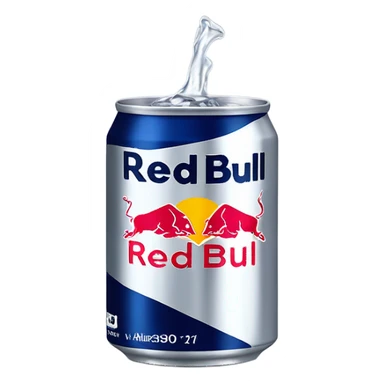 Red Bull energy drink via IV sticker
