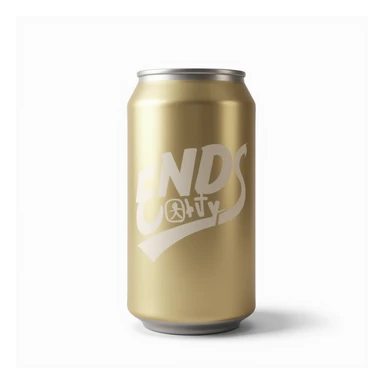 Remove the background, isolate the can on a transparent background, photorealistic style. sticker