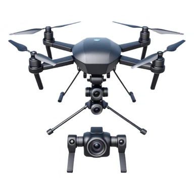 professional camera drone object icon, stabilized gimbal camera, large lens, futuristic drone body, 3D cartoon, mobile game icon style, centered, clean background, no text, no watermark
  sticker