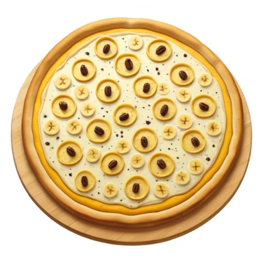 banana pizza top down sticker