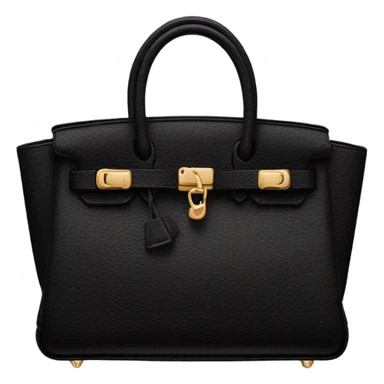 Black birkin bag sticker