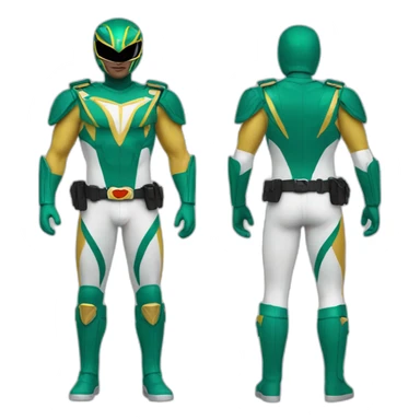 police power ranger full body sticker