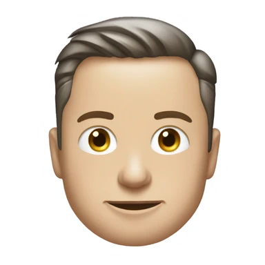 Elon musk imoji and white x empire  sticker