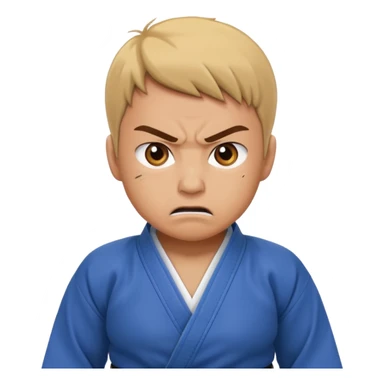 angry judo sticker