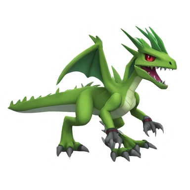  Cool Edgy Digimon-Fakemon-Guilmon-Genesect-Flygon-Velociraptor-Dragon full body sticker