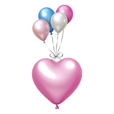 jeff koons style pearl necklace balloons sticker