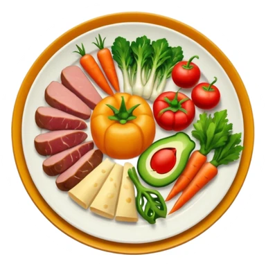 plate of food sticker