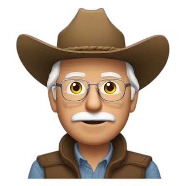 bernie sanders cowboy sticker