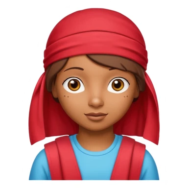 i want an emoji that shows dora the explorer with a red durag on, and next to her there are word that spell SYBAU sticker