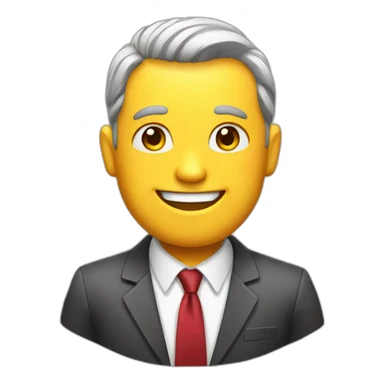 Happy businessman sticker