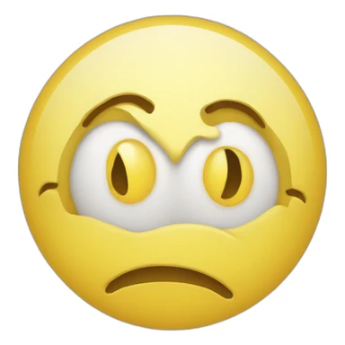 Passive aggressive smiley sticker