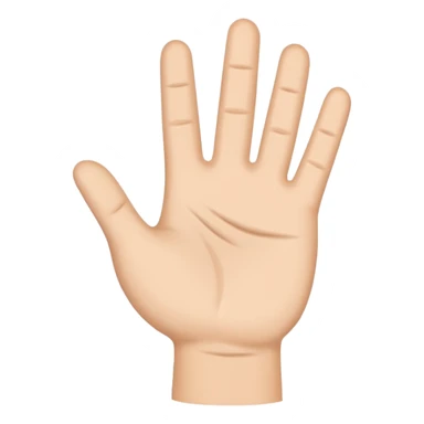 hello waving hand for SMS text sticker