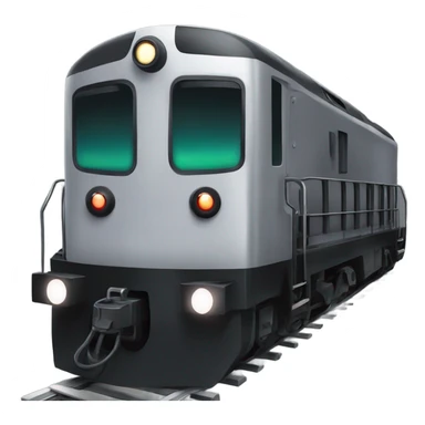 A electric locomotive (With little shiny black Kirby eyes) sticker