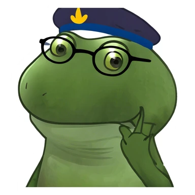 Black jaguar smiling sticker