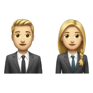 two-Colleagues-on-a-meeting-white-skin sticker