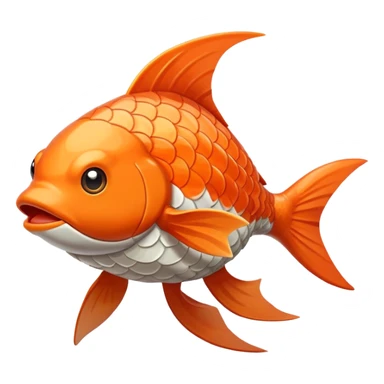 Magikarp Pokémon, simple and expressive sticker