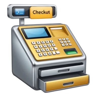 checkout till sticker