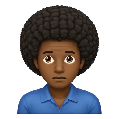  afroamericano cansado   sticker