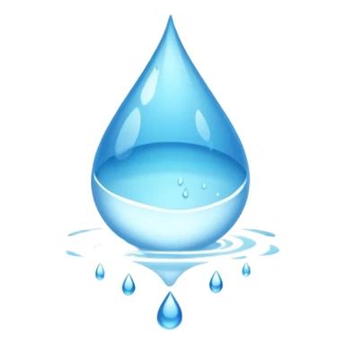 water falling on the ground sticker