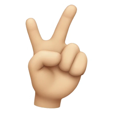 hand up to face sticker