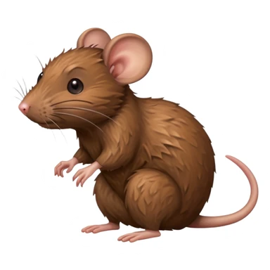 A rat is pooping sticker